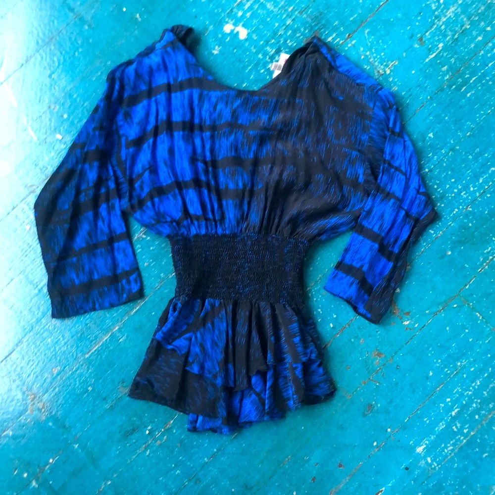Parker silk top.